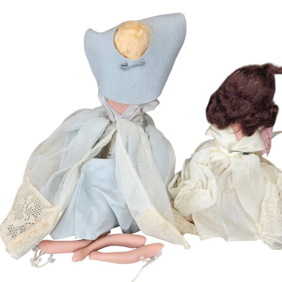 1940s‎ Vintage Nancy Ann Storybook Bisque Dolls Need Repair Arms Blonde Burnette - Picture 5 of 11